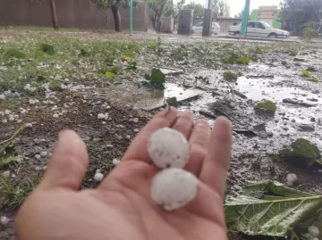 El granizo se ensañó con casi todo el Gran San Juan