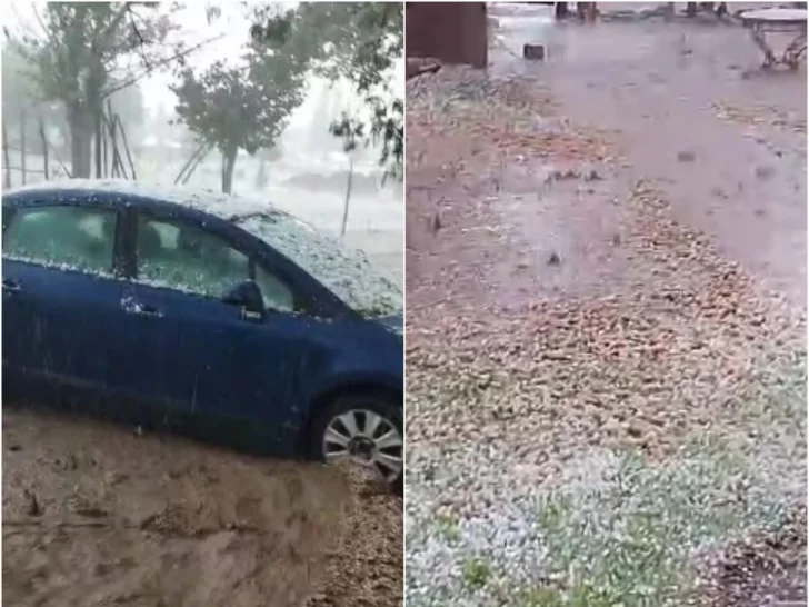 Temporal de lluvia y granizo provocó que colapsaran las defensas en distintas localidades de Iglesia