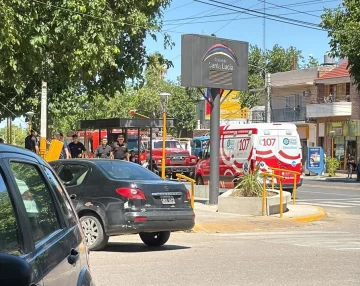 Explosión de garrafa provoca incendio en Comisaría 5°