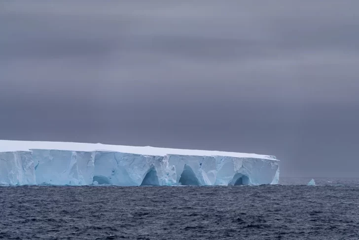 El iceberg más grande del mundo se desprendió, navega por el océano y hay inquietud sobre el posible impacto