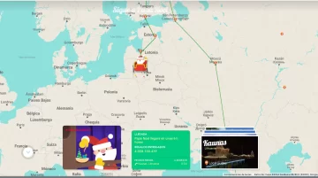 Cómo seguir a Papá Noel en tiempo real: la Navidad se celebra en el mundo
