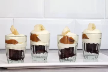 Receta de trifle de banana: rico y fácil, ideal para preparar con niños