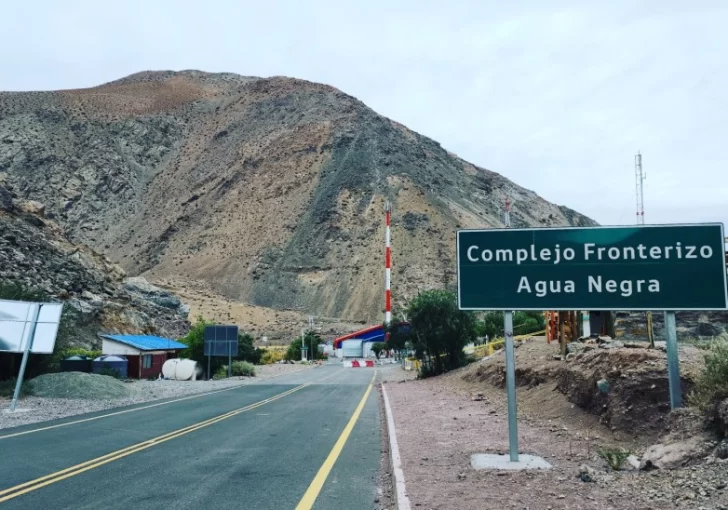 Informan el estado del Paso de Agua Negra